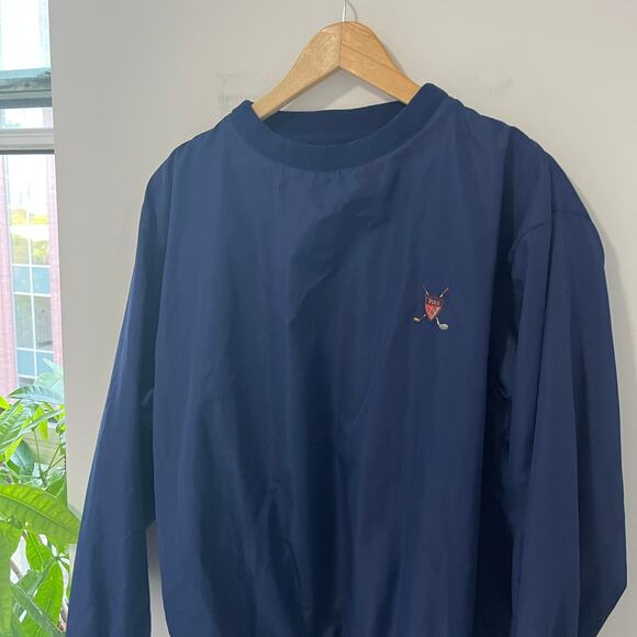 Polo Ralph Lauren Golf Men's Dark Blue Pullover Windbreaker Size Small - Picture 2 of 4